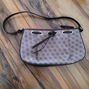 Dooney & Bourke Brown Monogram Shoulder Bag